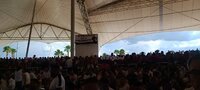 La presidenta presentó su segundo informe entre la aprobación de los presentes, aunque no fue lo mismo para el mandatario estatal.