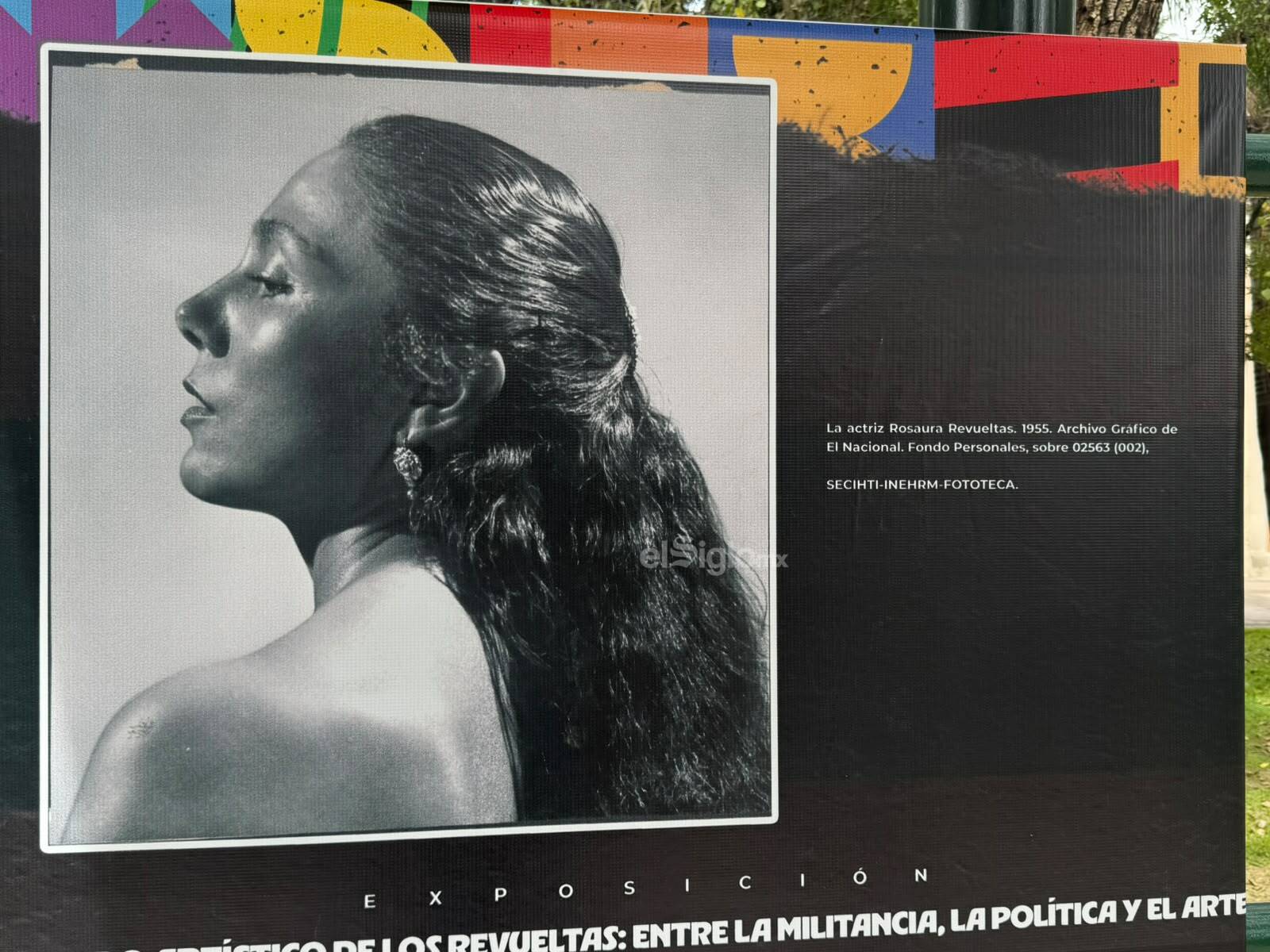 Esta exposición reúne fotografías y documentos visuales con los que se recuperan episodios vinculados con el cine mexicano y la trayectoria de integrantes de la familia Revueltas.