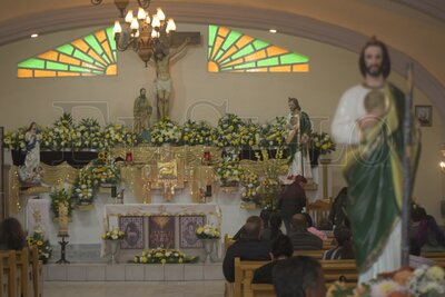 Duranguenses celebran a San Judas Tadeo