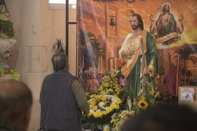 Duranguenses celebran a San Judas Tadeo