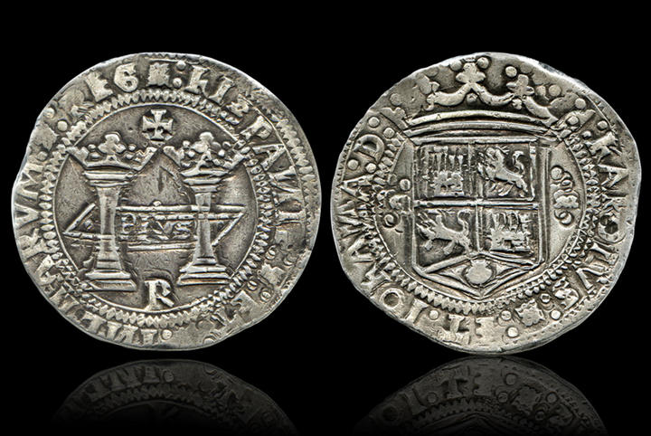 Subastarán rara moneda mexicana acuñada en 1538