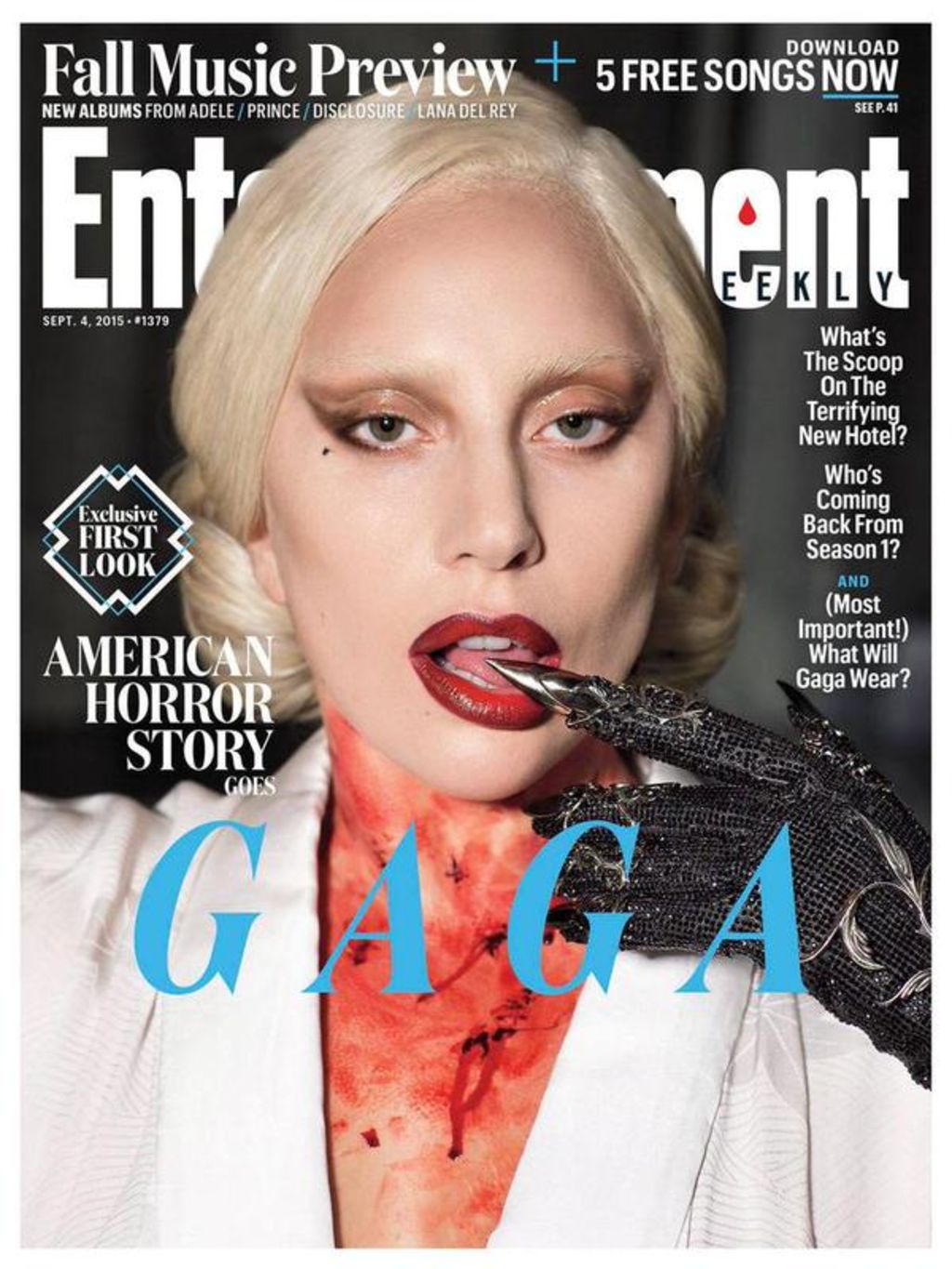 Revelan imágenes de Gaga en AHS