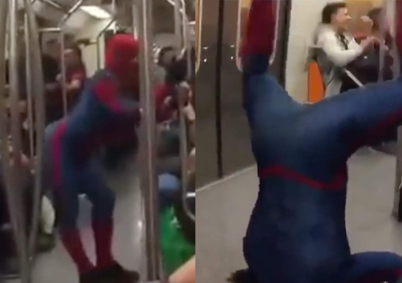 El Hombre Araña con más ritmo de la red