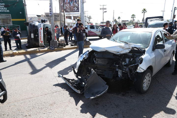 Accidentes viales van en aumento