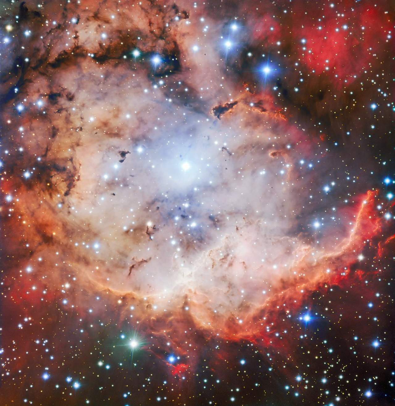 Captan la nebulosa de la calavera sonriente