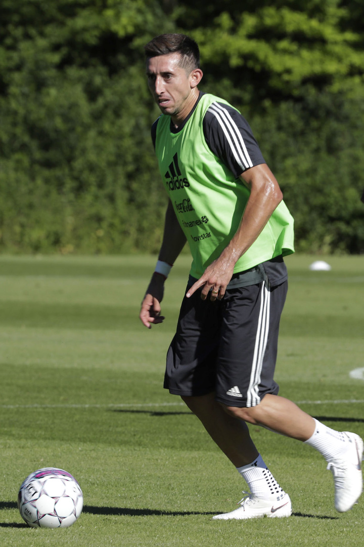 Héctor Herrera, en el Atlético