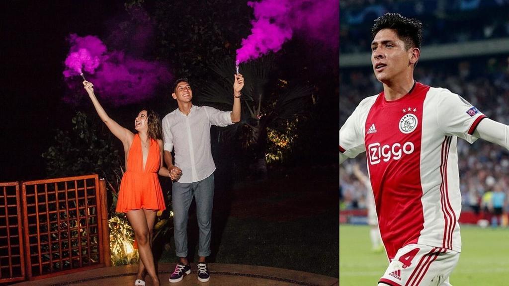 El mensaje de Edson Álvarez tras conocer el sexo de su bebé