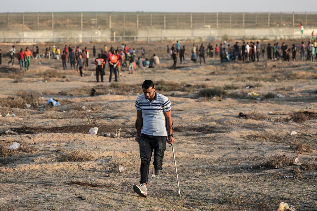 Matan a palestino y hieren a 18 durante protestas contra Israel en Gaza