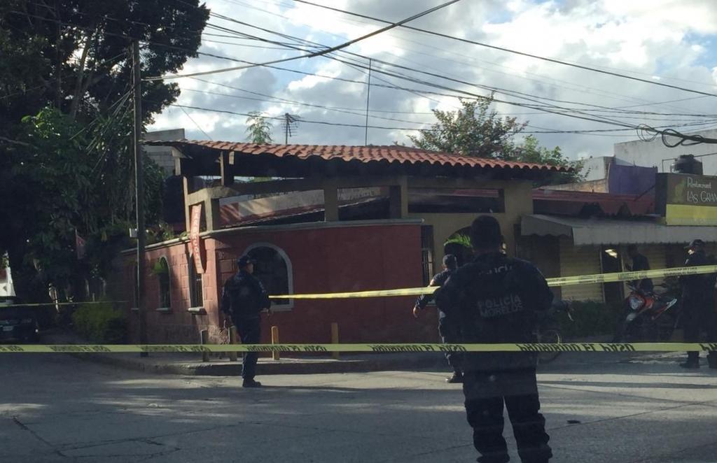 Un muerto y un herido tras ataque a restaurant en Cuernavaca