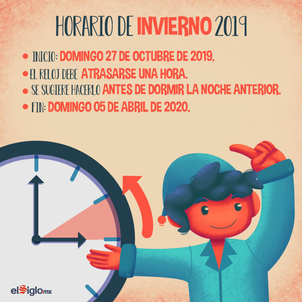 ¿Cuándo inicia el Horario de Invierno 2019?