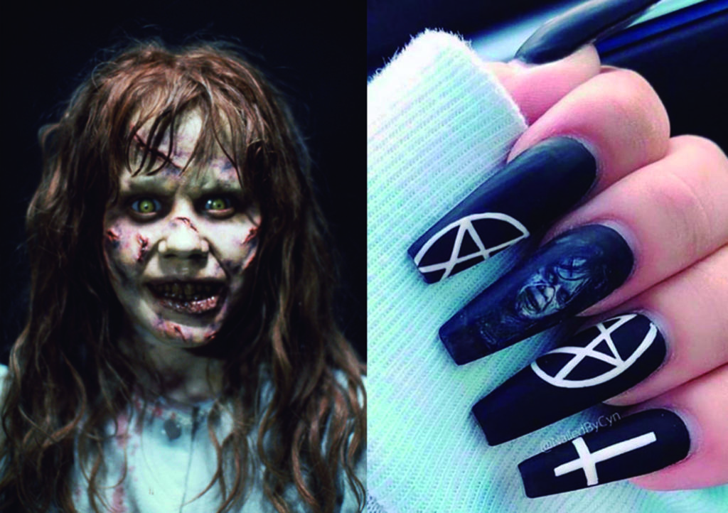 Viral Crean Diseño De Uñas Inspirado En Películas De Terror 2079