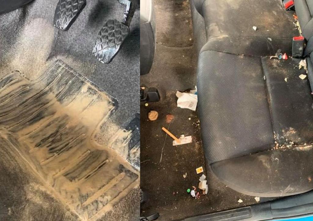 El auto sucio de este padre de familia se vuelve viral