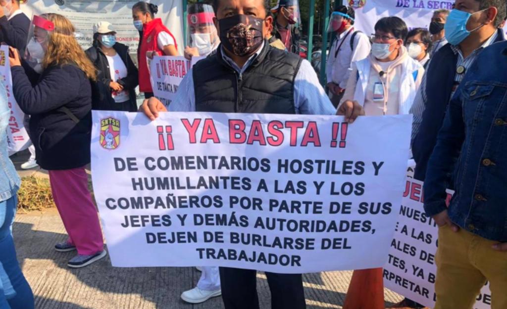 Protestan trabajadores de la salud en México para exigir equipos de ...
