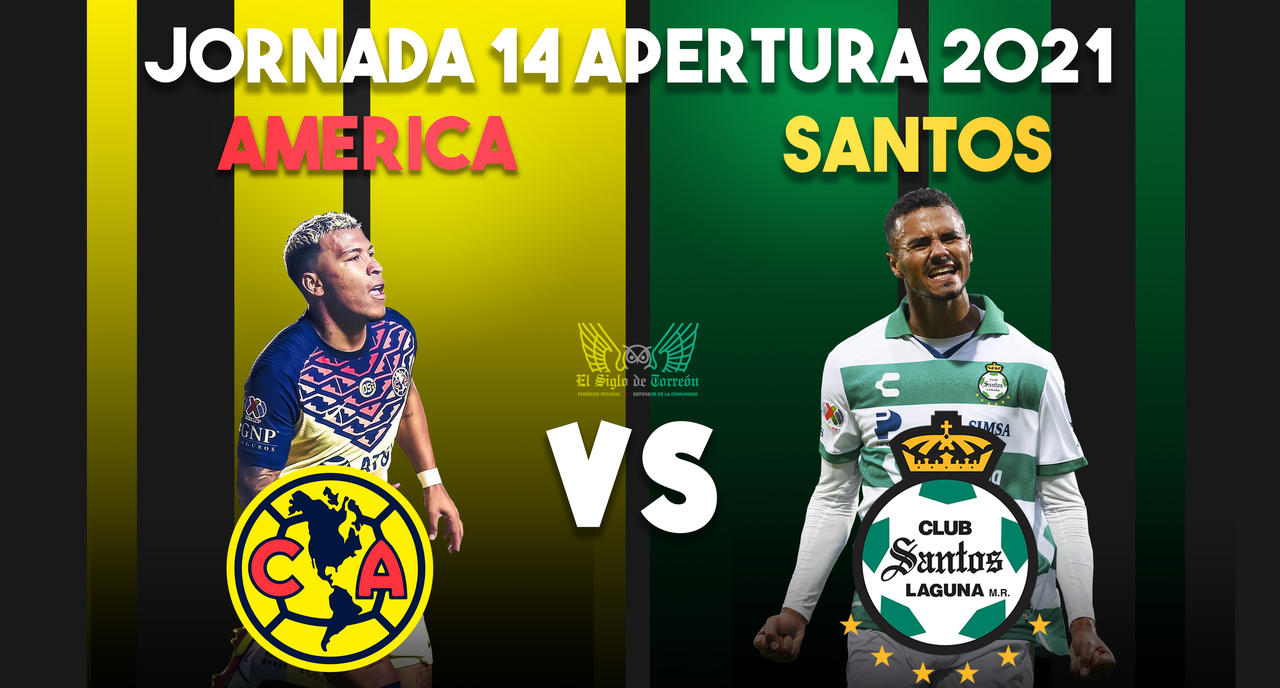 América vs Santos Laguna, partido de la Jornada 14 de la Liga MX