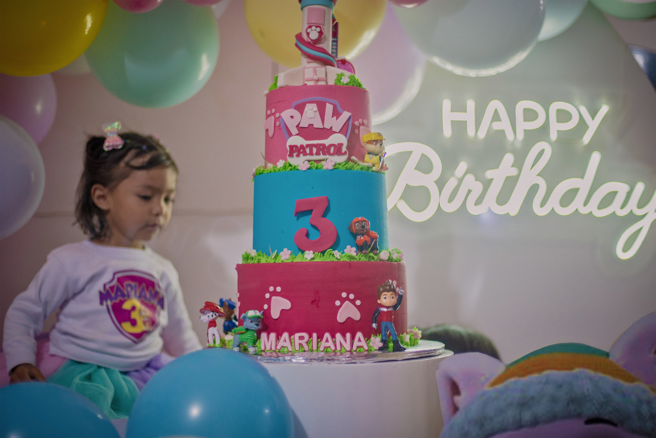 Mariana cumple 3 años