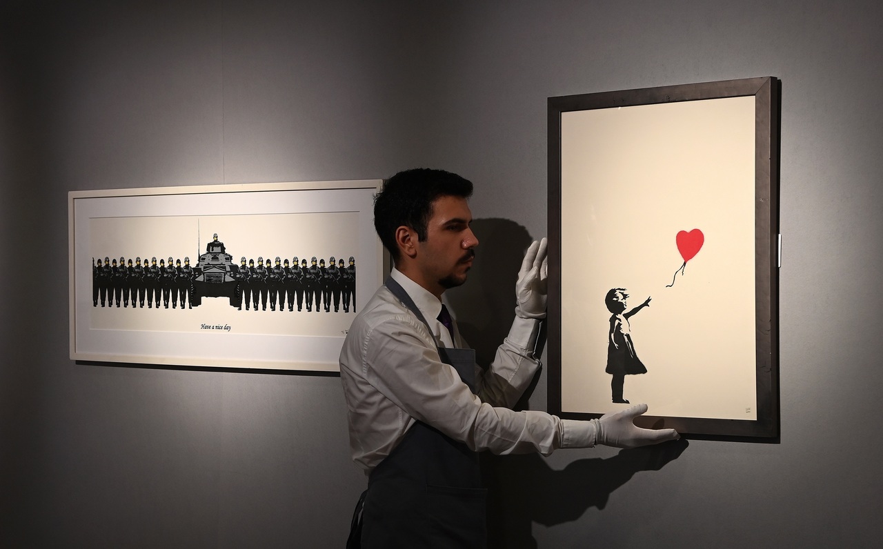 Tres Obras De Banksy Serán Vendidas