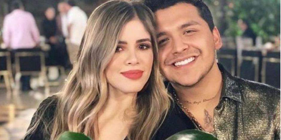 Captan a Christian Nodal celebrando San Valentín junto a su ex María  Fernanda Guzmán