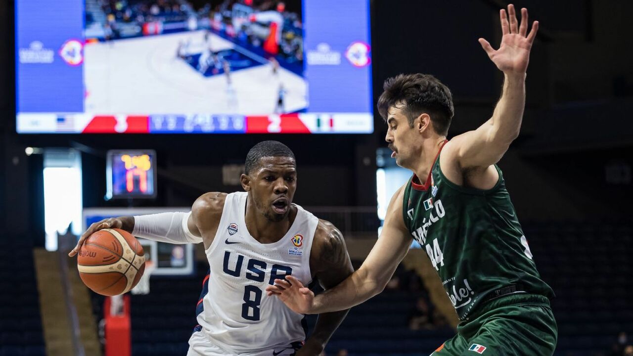 México cae ante Estados Unidos en eliminatoria al Mundial de basquetbol