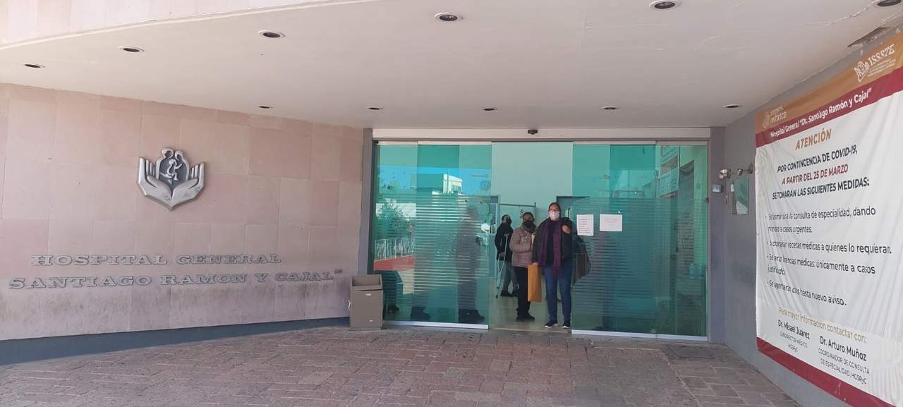 ISSSTE Durango cierra marzo con un hospitalizado Covid