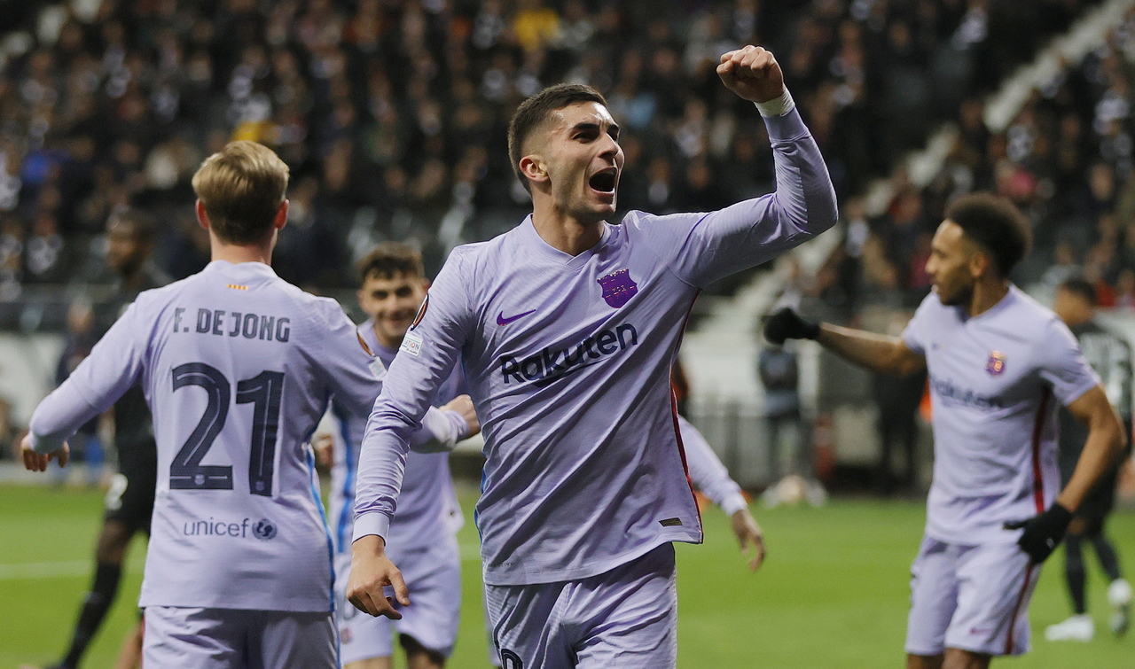 Barza rescata el 1-1 con Frankfurt