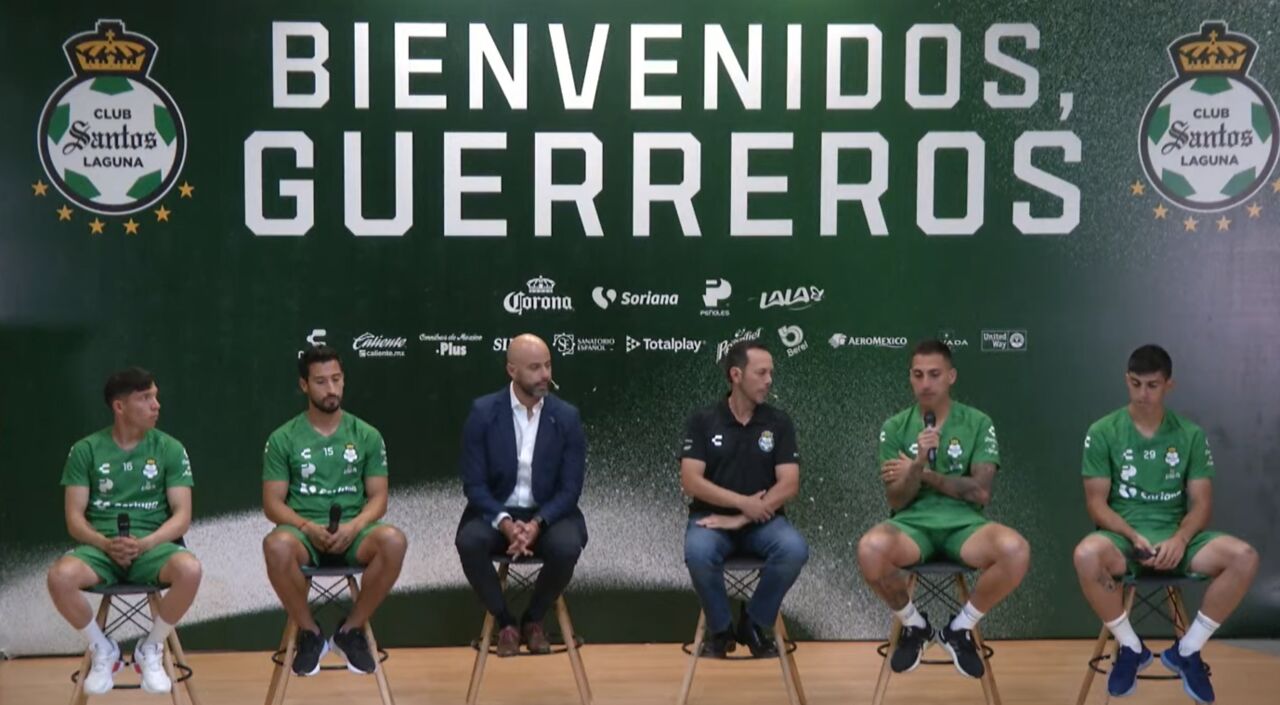 EN VIVO: Presentación de los refuerzos de Club Santos Laguna para el  Apertura 2022