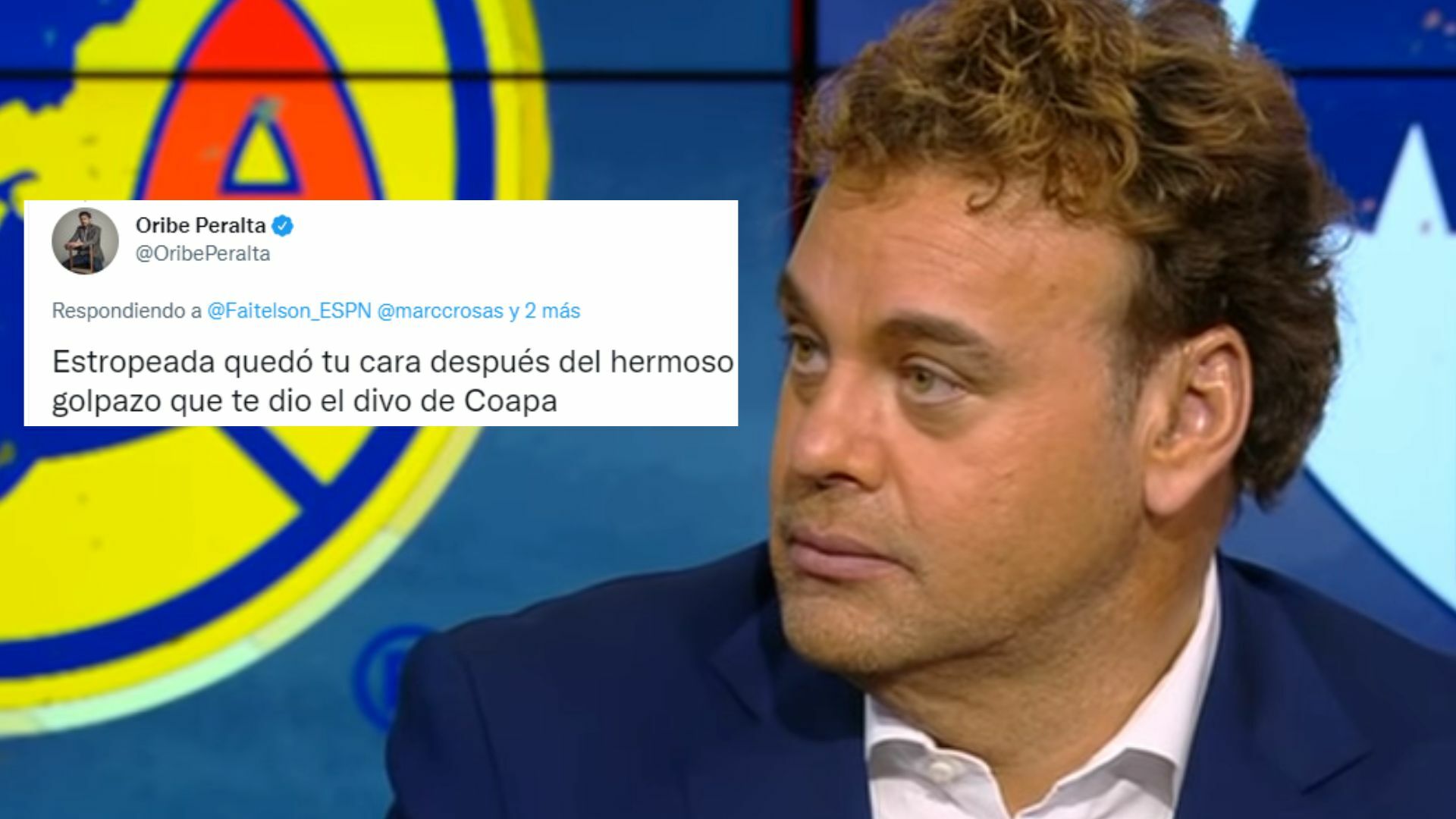 Oribe Peralta Le Recordó A David Faitelson Golpe De Cuauhtémoc Blanco 0656