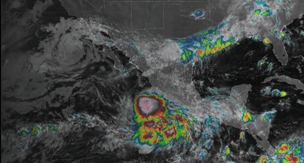 Se forma depresión tropical DoceE en Océano Pacífico, mientras