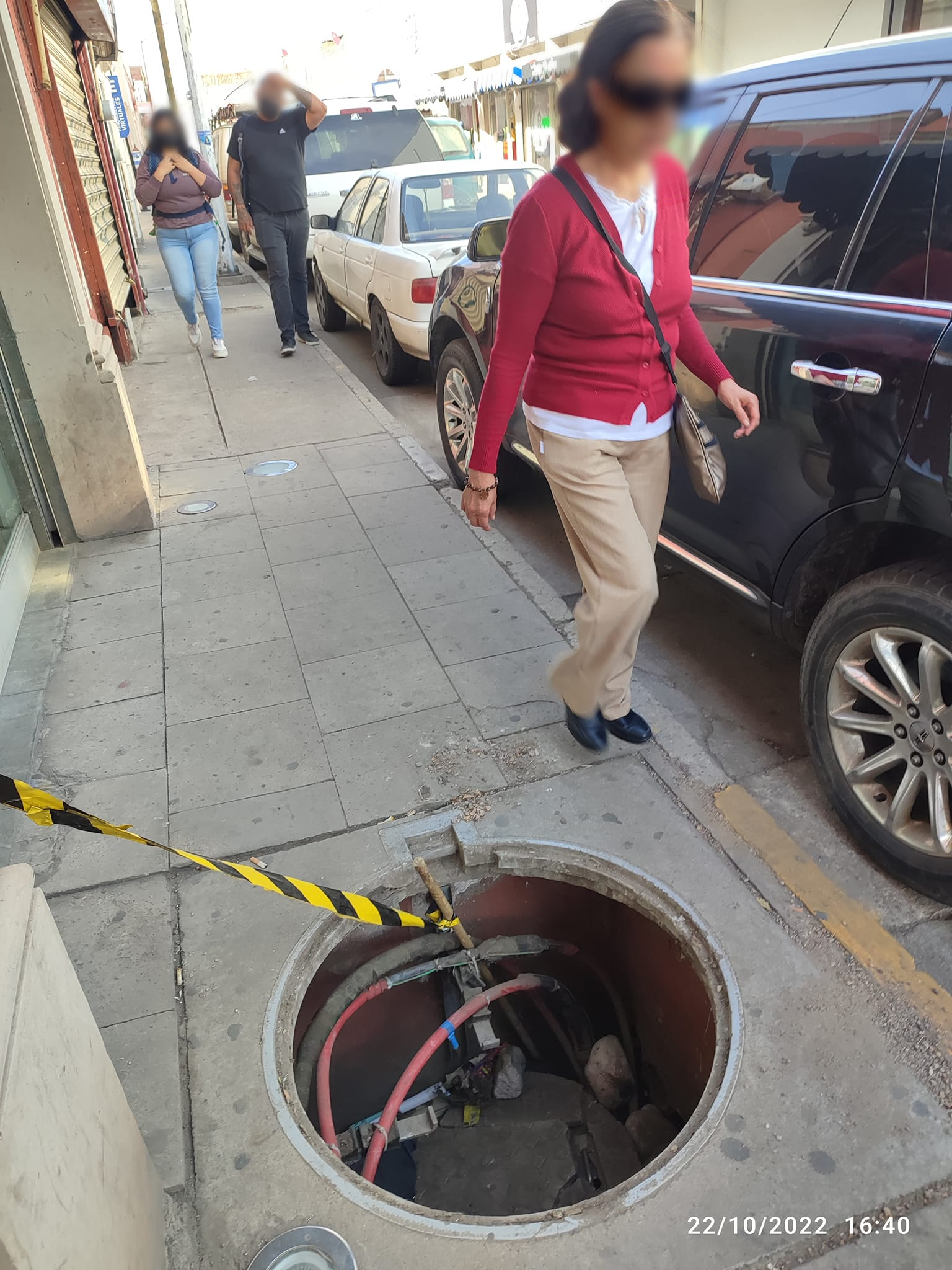 Denuncian el mal estado de algunas calles del Centro Histórico de Durango