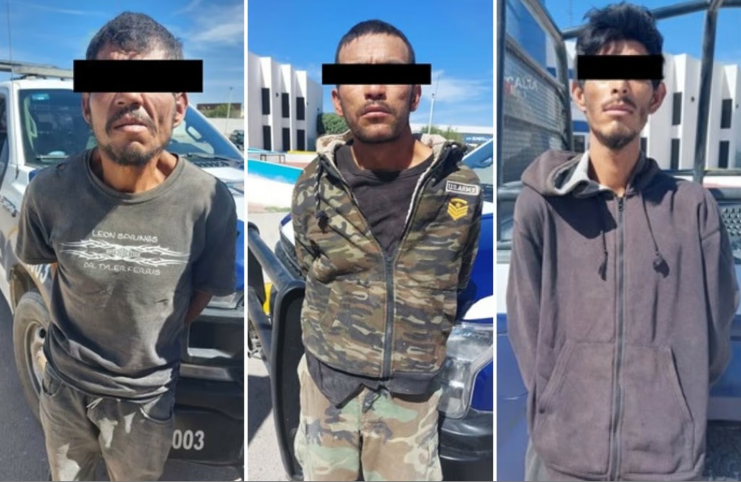 Detienen a tres sujetos por robo en planta de un ejido de Gómez Palacio
