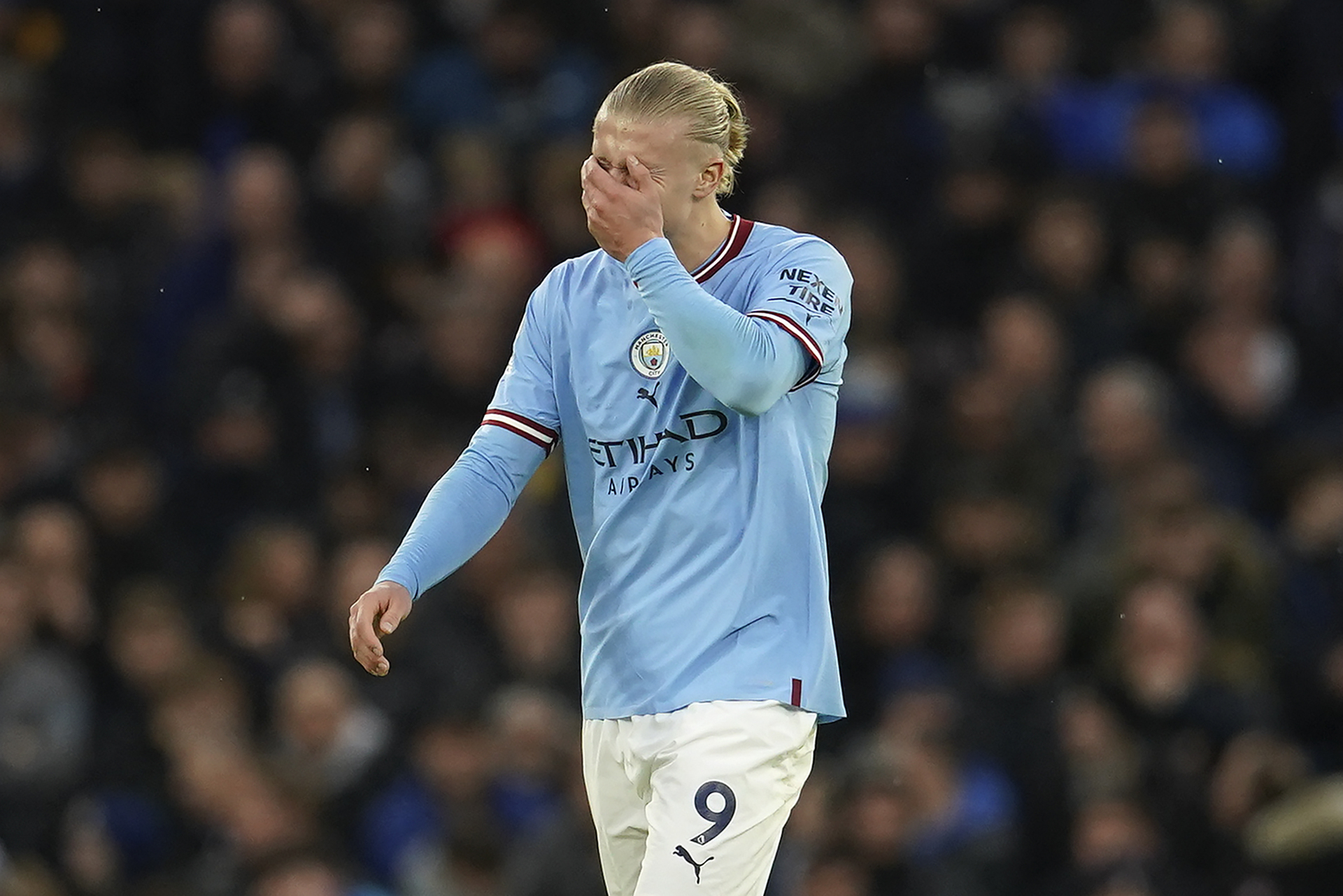Erling Haaland marca, pero empata el Manchester City ante el Everton