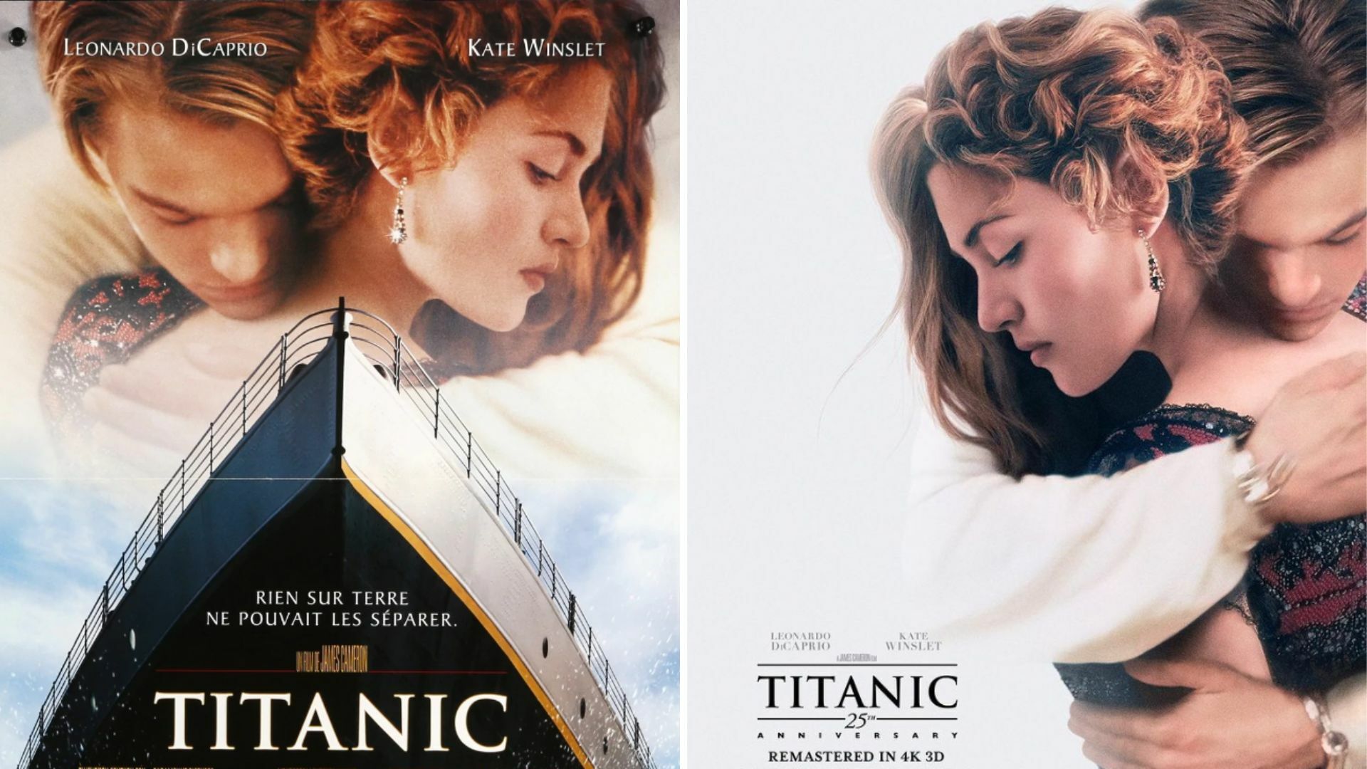 Critican el peinado de Kate Winslet en el nuevo póster de Titanic