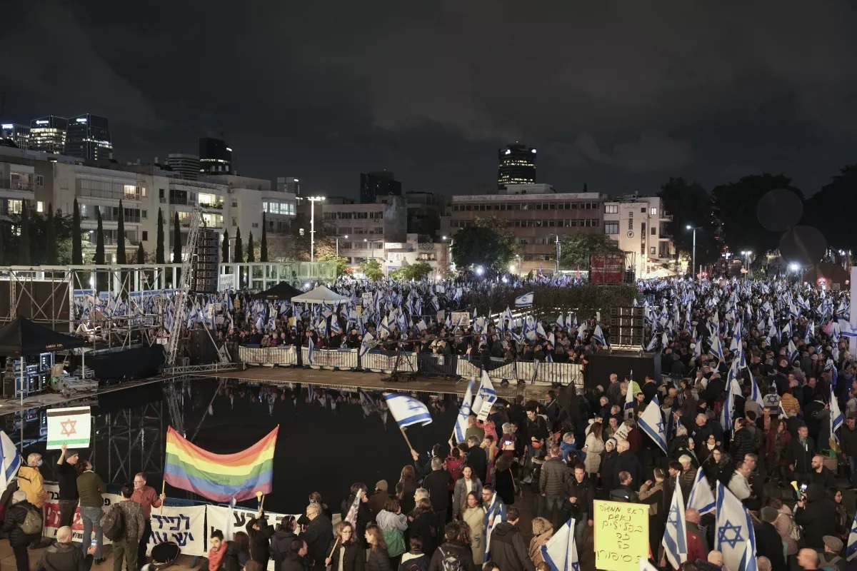 Miles protestan contra reforma a sistema judicial en Israel