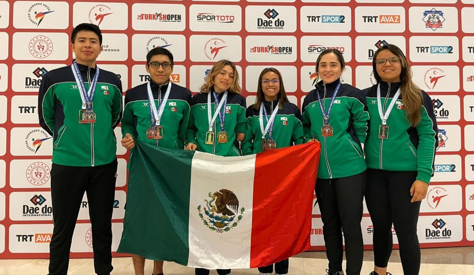 Equipo mexicano de ParaTaekwondo viajó a Campeonato Europeo 2022 por puntos  a París 2024