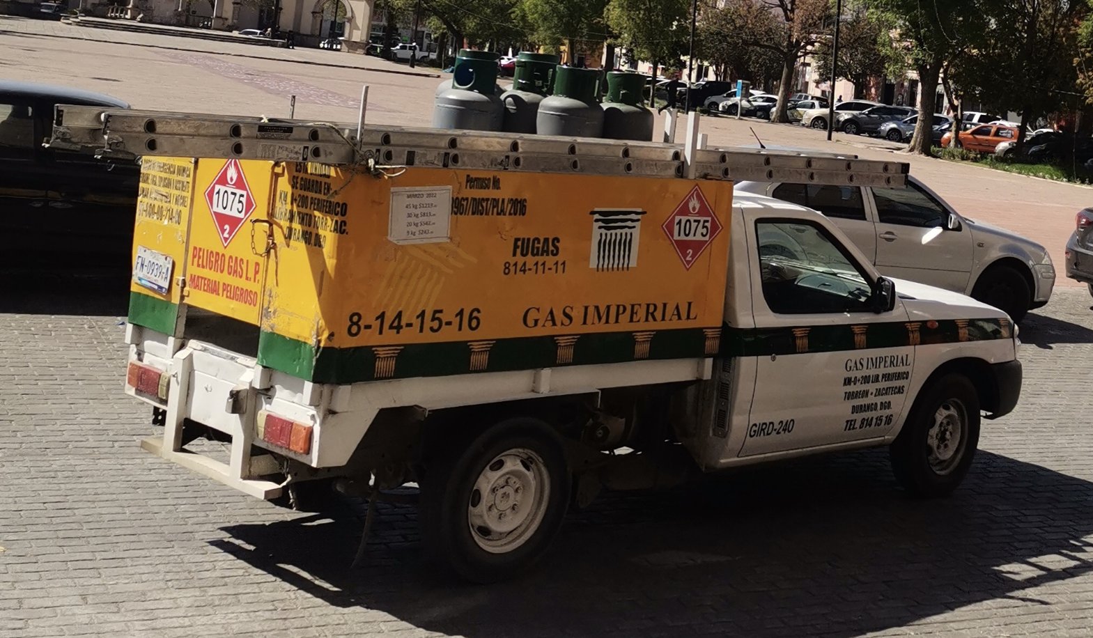 De 600.30 pesos, el precio máximo del gas en Durango