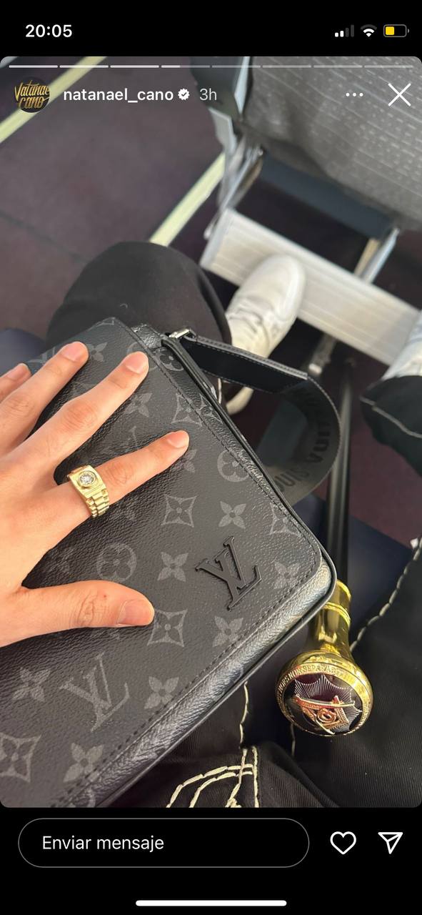 Natanael Cano presume bolsa de mano Louis Vuitton de 61 mil pesos - Grupo  Milenio