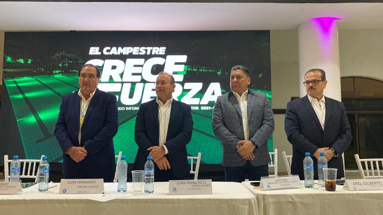 Reeligen a Fernando Corona como Presidente del Campestre