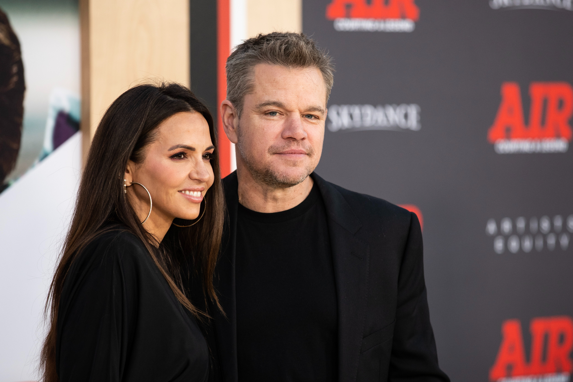 Así es como lucen las hijas de Matt Damon y Luciana Borroso