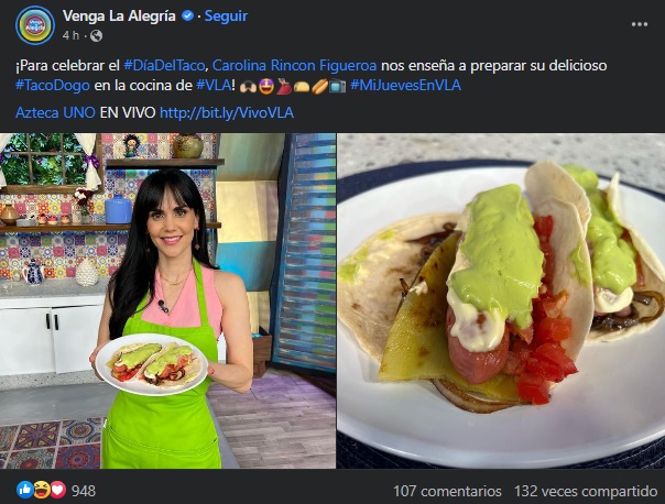 Hacen 'TacoDogos' en Venga la Alegría y los critican en redes