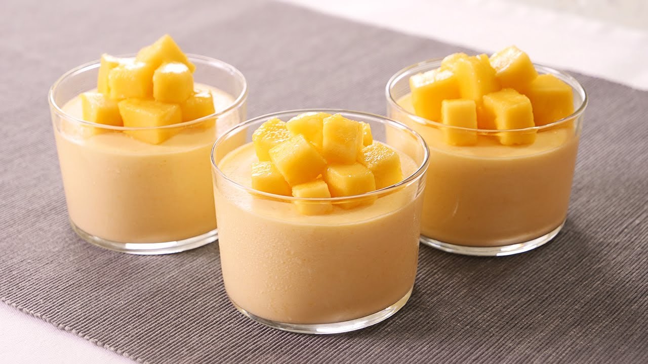 Postre de temporada: prepara mousse de mango