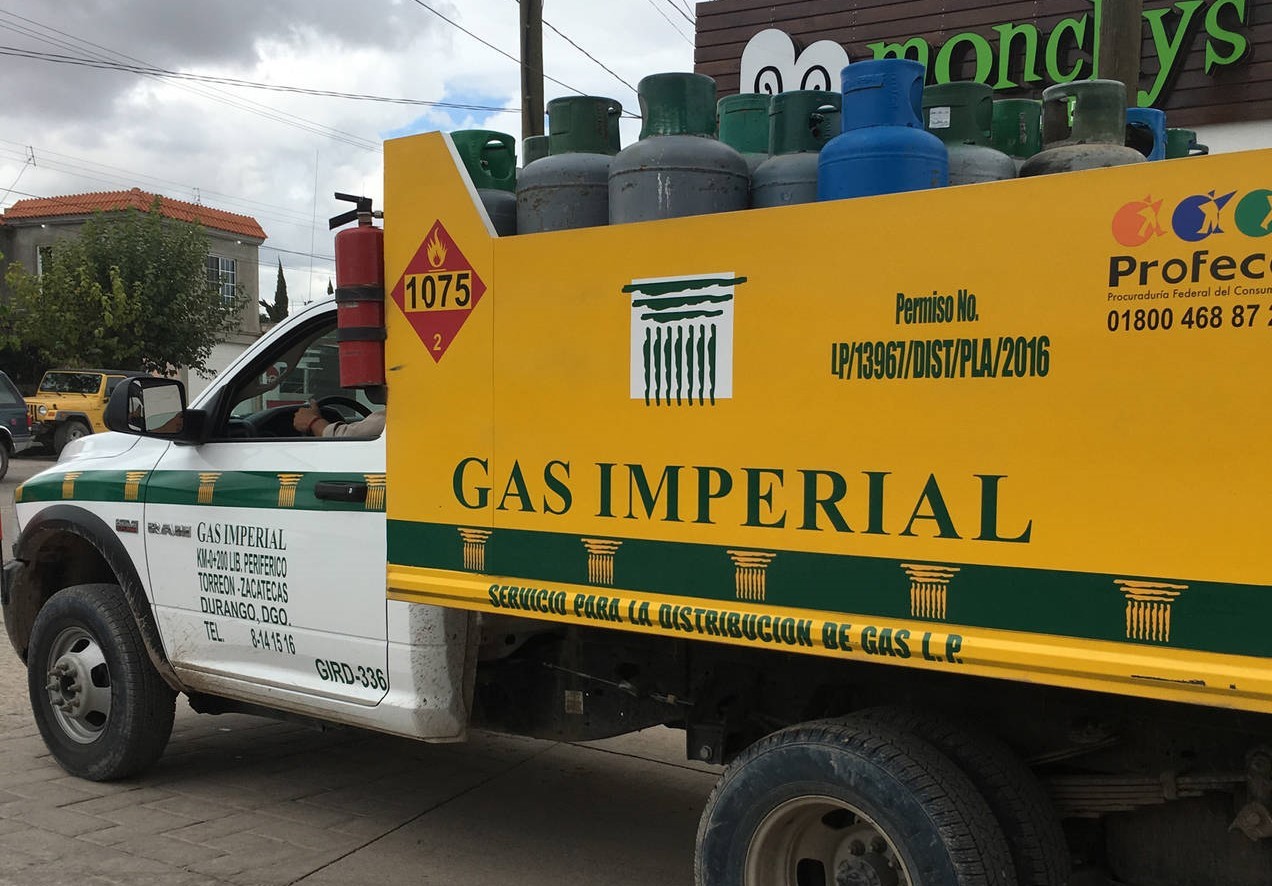 Gas LP en Durango está por debajo de los 500 pesos