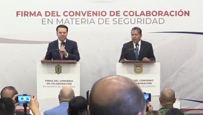 Durango y Zacatecas firman convenio en materia de seguridad