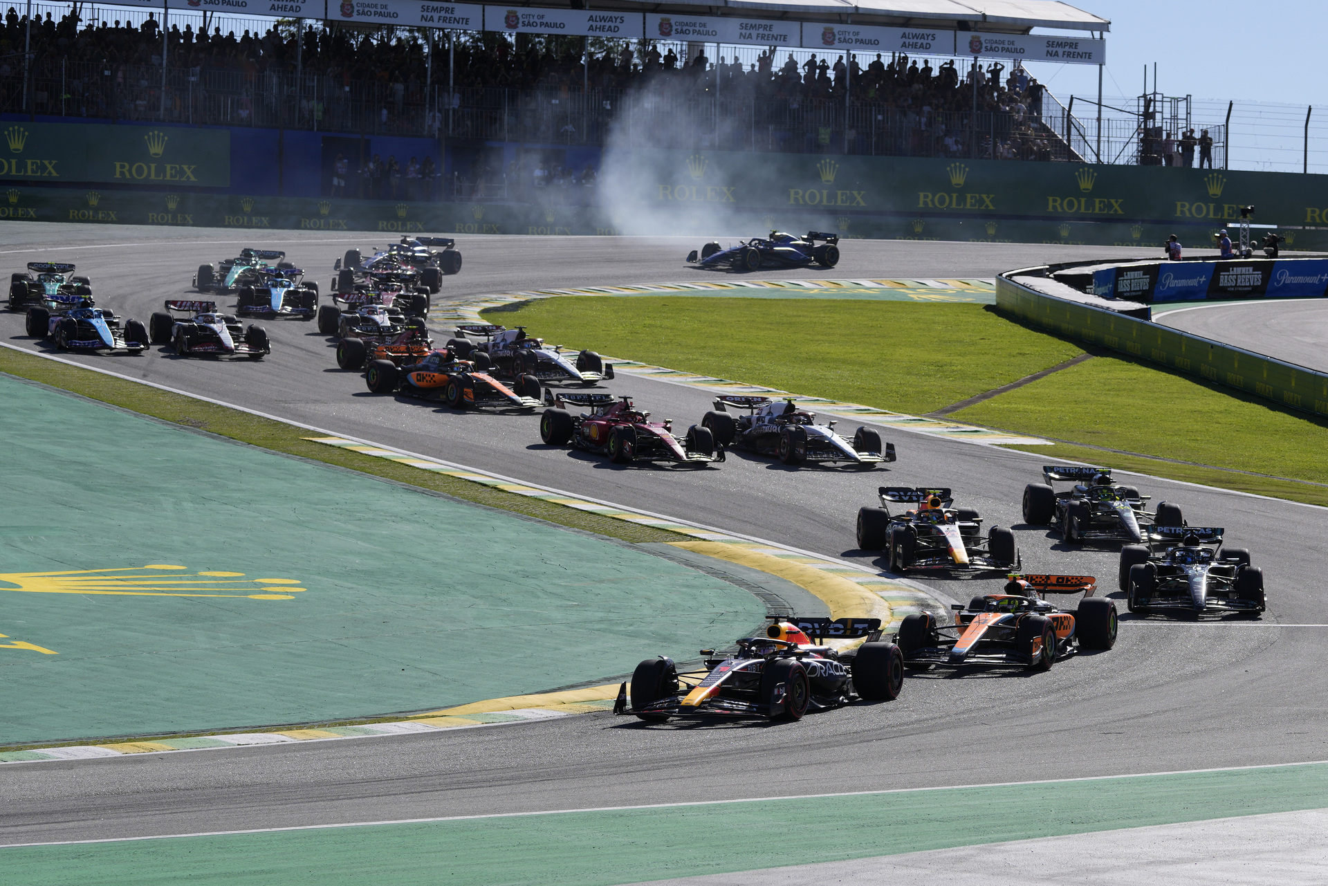 Max Verstappen Gana El Sprint De Brasil Por Delante De Lando Norris Y ...