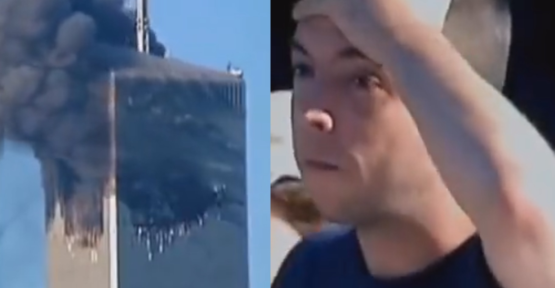 VIRAL: Difunden nuevo video del 9/11 de hombre que faltó ese día a trabajar
