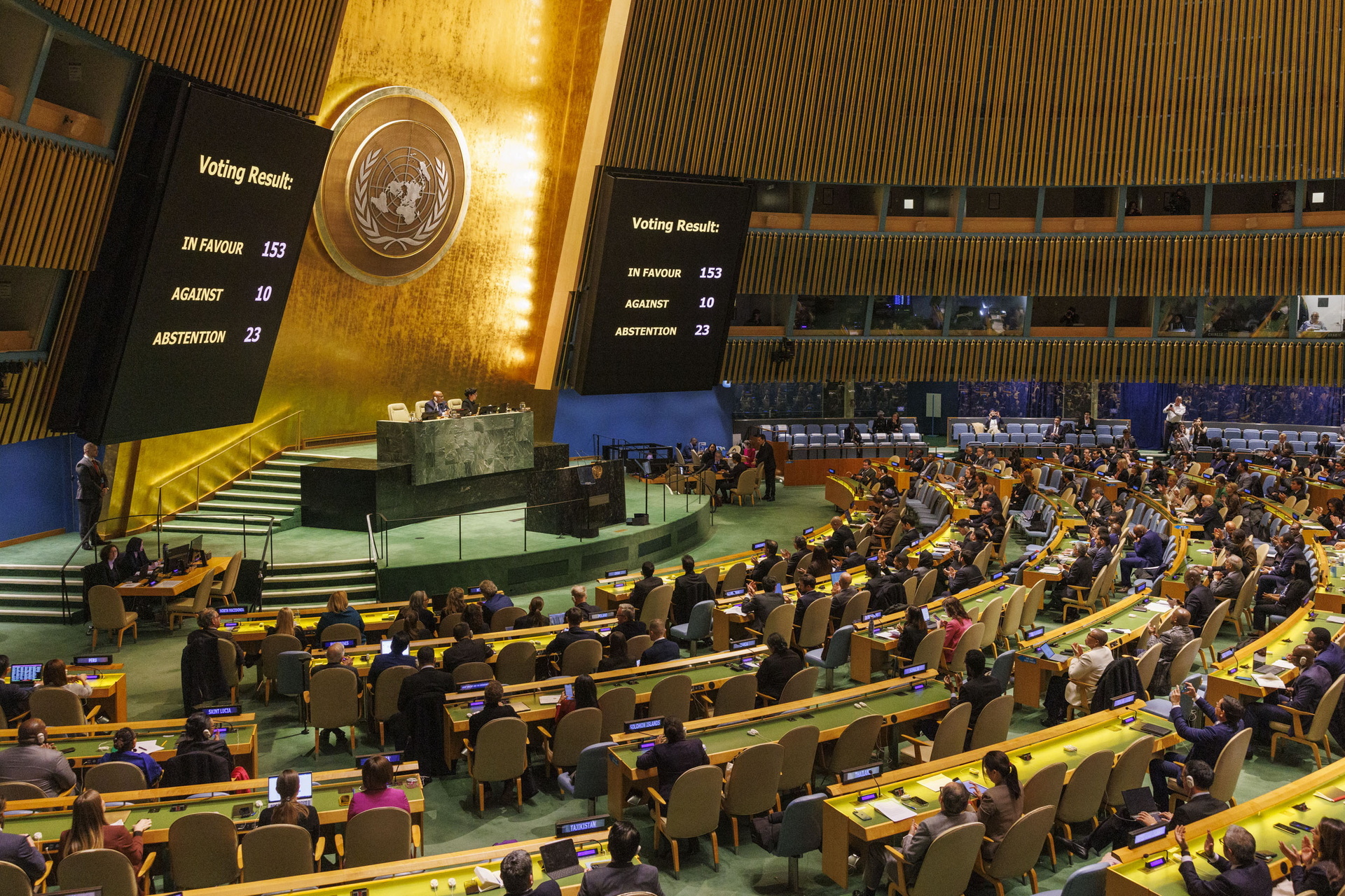 Por mayoría, Asamblea General de la ONU aprueba resolución no ...
