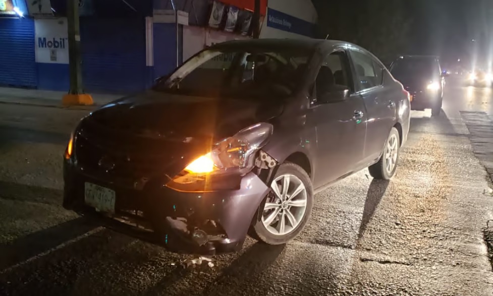Motociclista resulta lesionado tras chocar contra un auto en el Centro ...