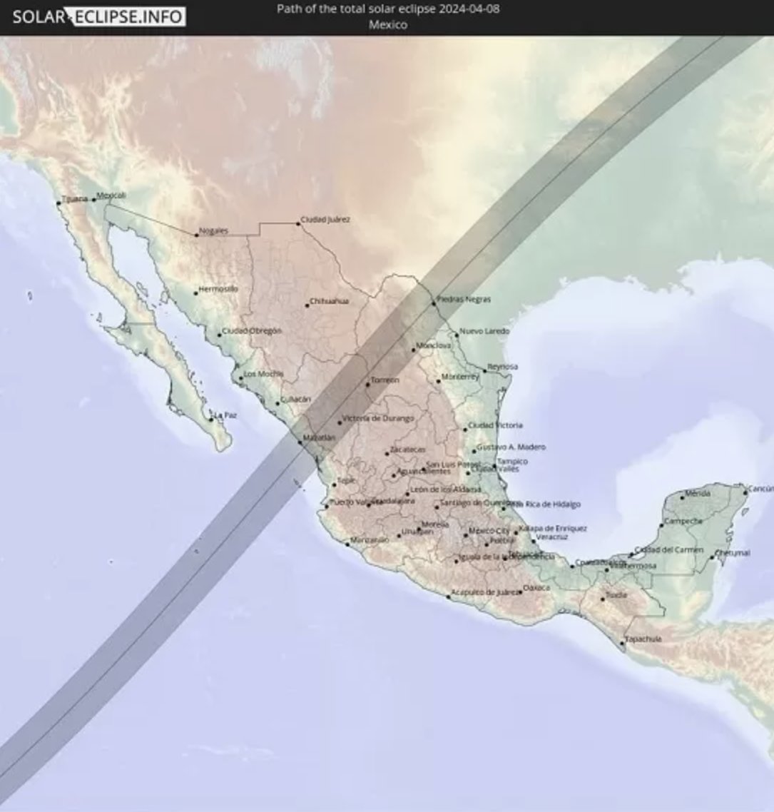 Puerto mexicano de Mazatlán, el mejor lugar del mundo para ver eclipse