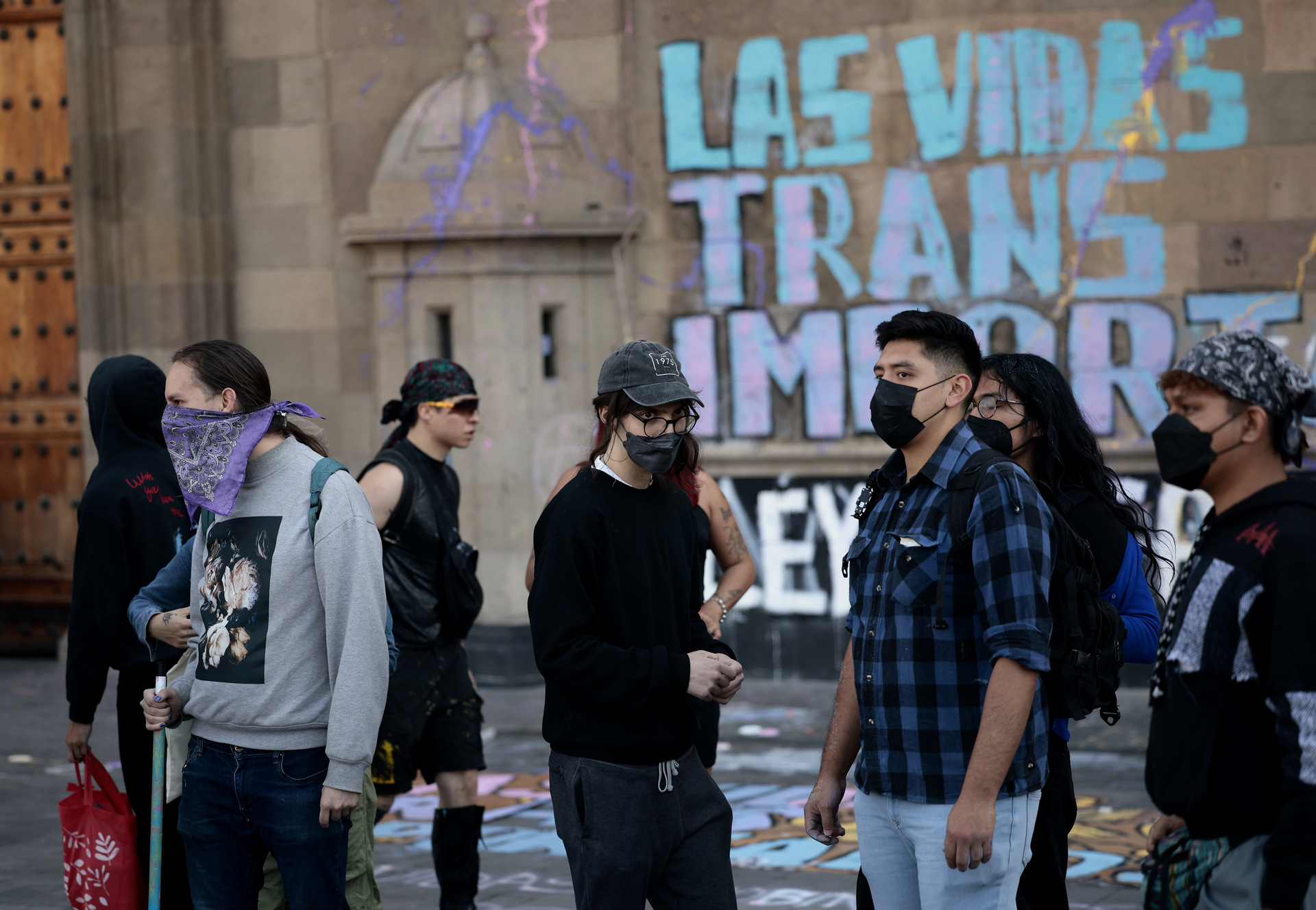 Protestan en el Palacio Nacional tras el asesinato de la activista ...