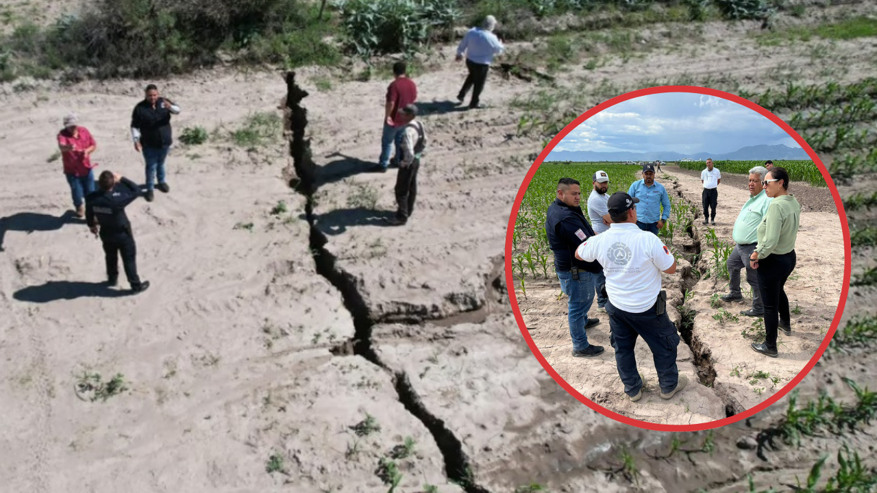 ¿Qué son y por qué se abren grietas en la tierra?