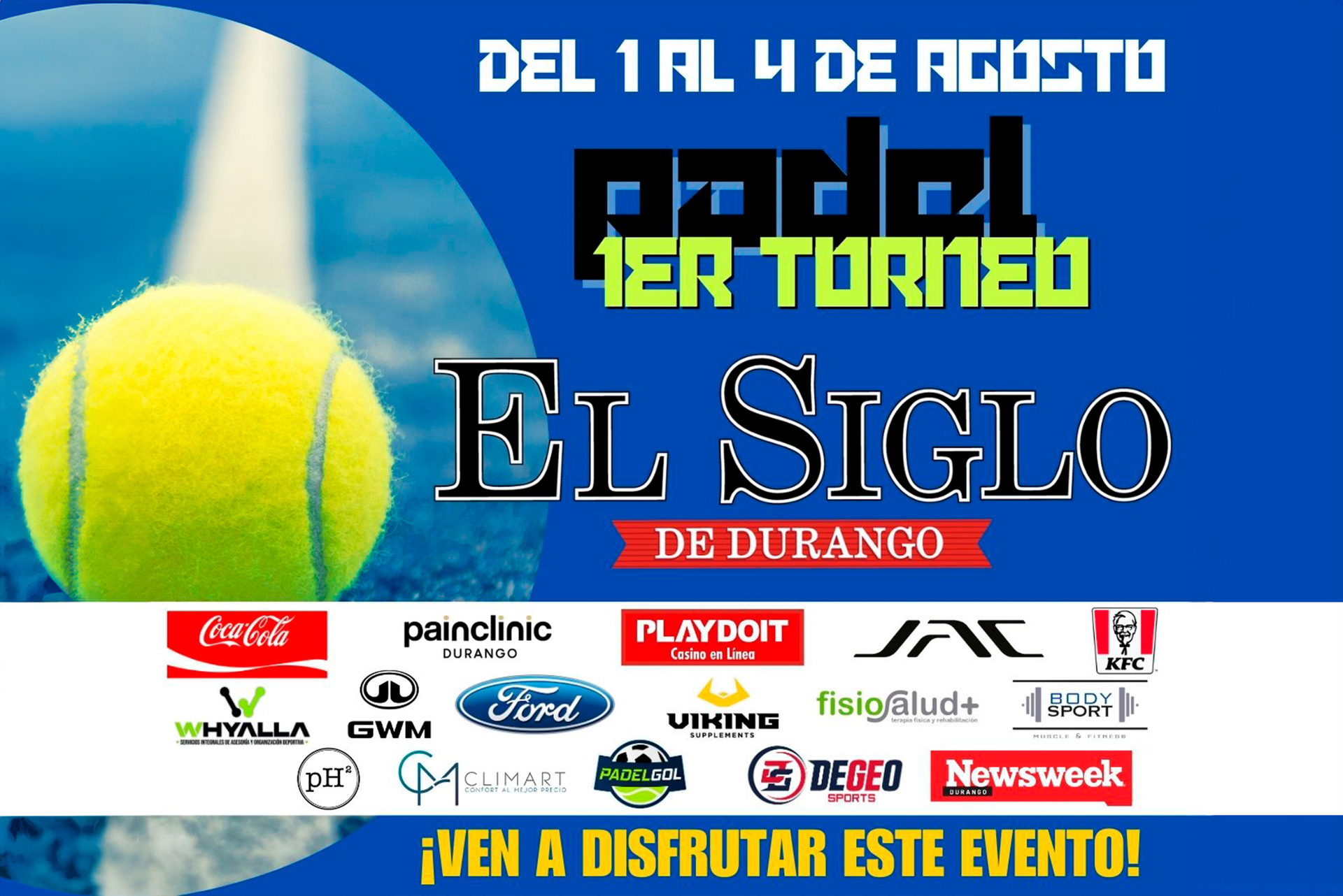 ¡51 parejas buscan la gloria en el primer Torneo de Pádel del Siglo!