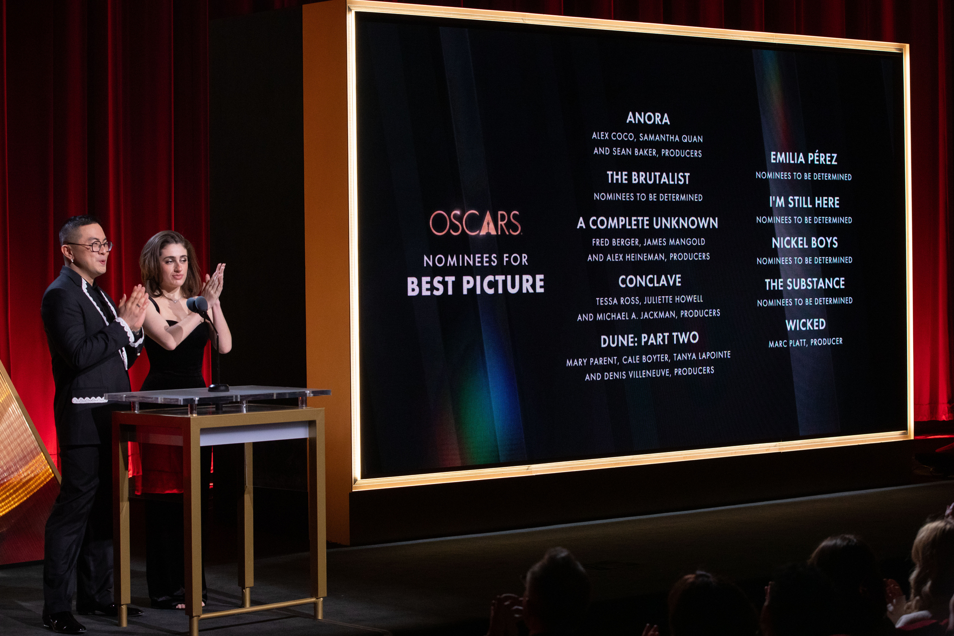 Con 13 nominaciones, Emilia Pérez es el filme más nominado para estos Premios de la Academia.